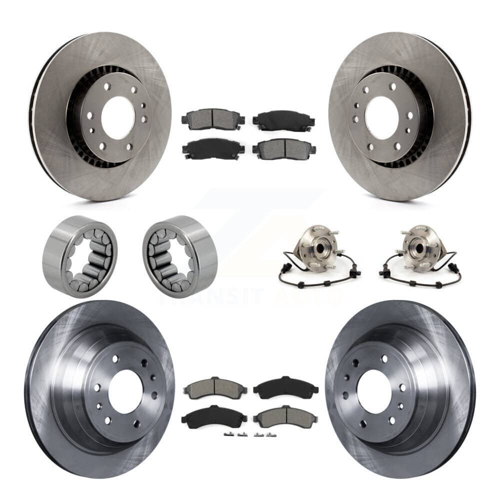 Transit Auto - KBB-109886 - Front and Rear Wheel Bearing and Hub Assembly Kits