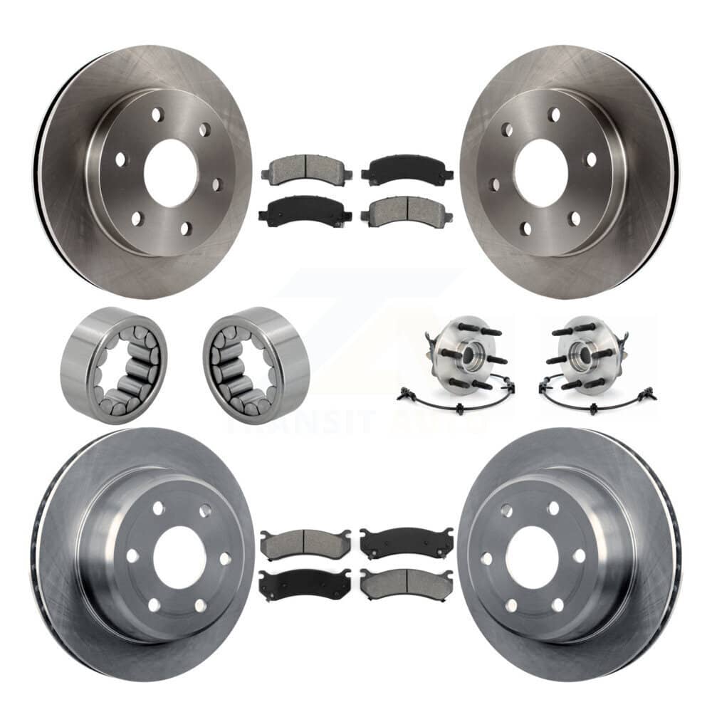 Transit Auto - KBB-109895 - Front and Rear Wheel Bearing and Hub Assembly Kits