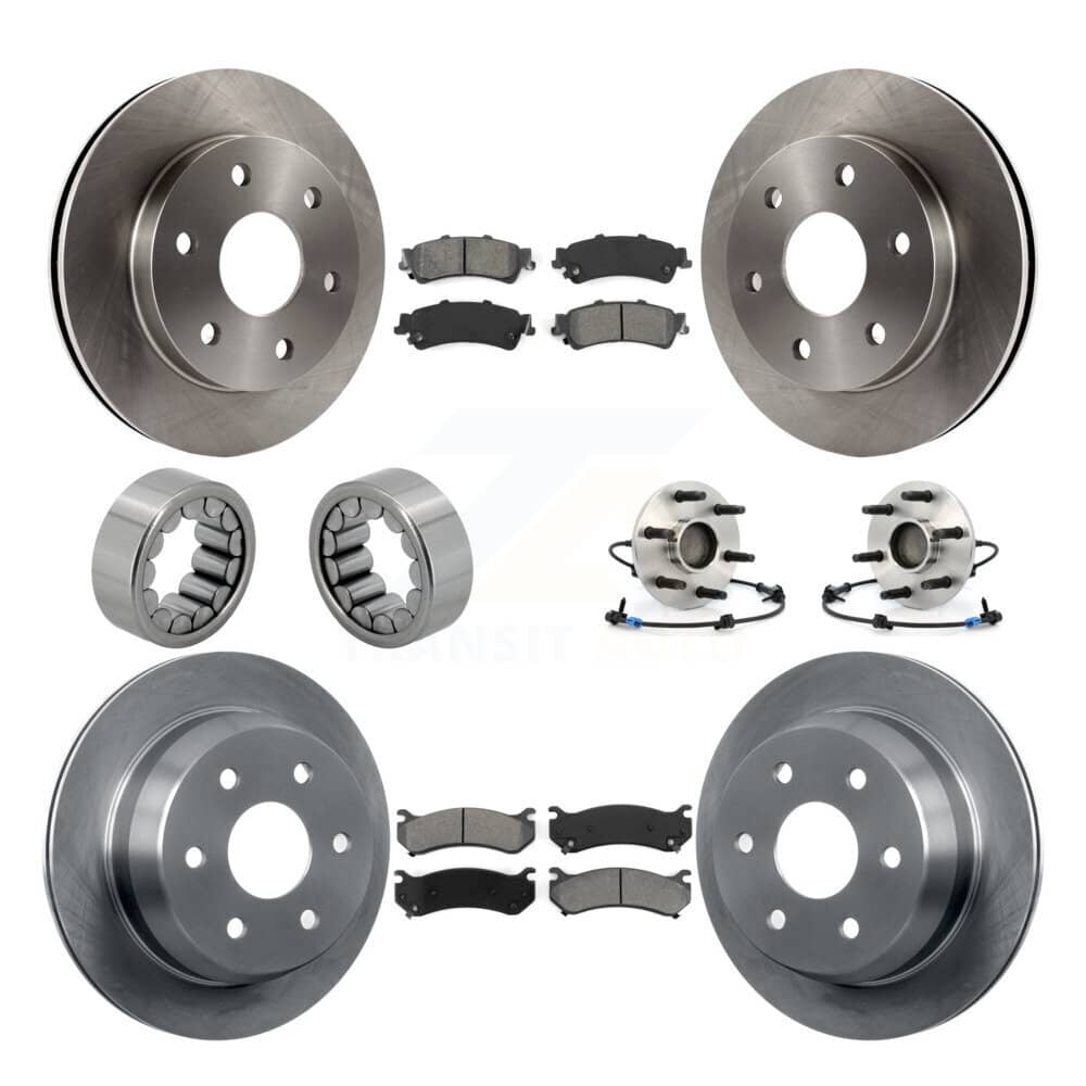 Transit Auto - KBB-109898 - Front and Rear Wheel Bearing and Hub Assembly Kits