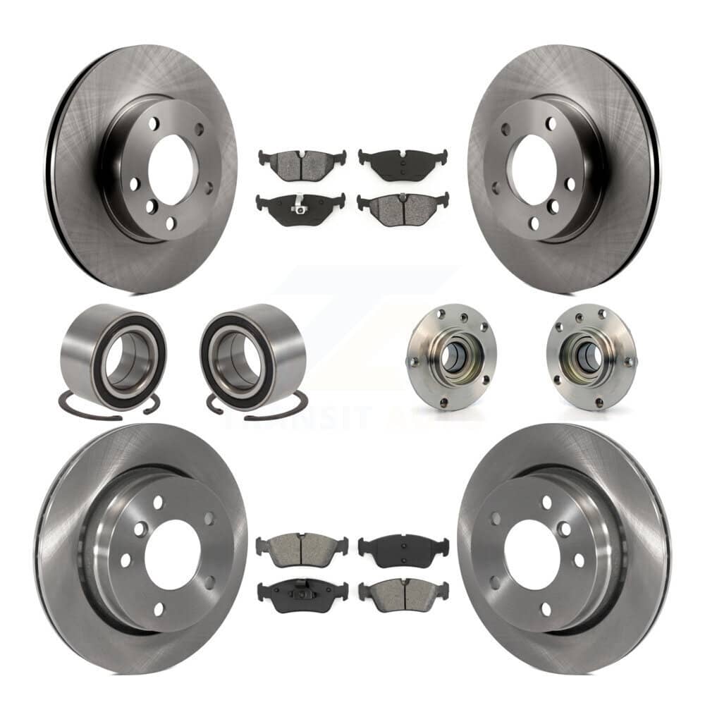 Transit Auto - KBB-109926 - Front and Rear Wheel Bearing and Hub Assembly Kits