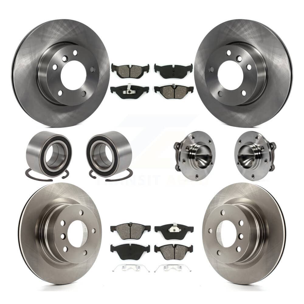 Transit Auto - KBB-109930 - Front and Rear Wheel Bearing and Hub Assembly Kits