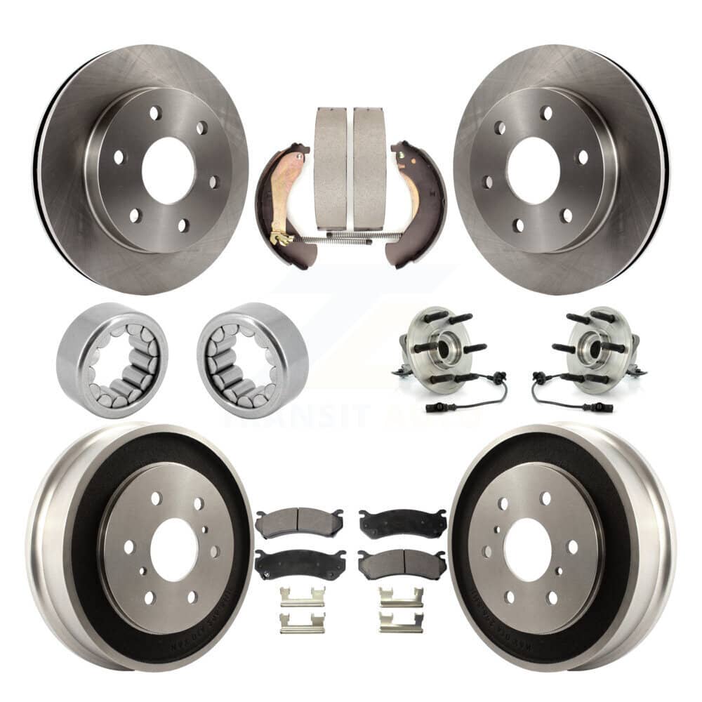 Transit Auto - KBB-110142 - Front and Rear Wheel Bearing and Hub Assembly Kits