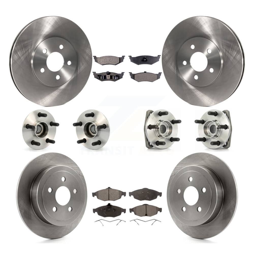Transit Auto - KBB-110202 - Front and Rear Wheel Bearing and Hub Assembly Kits