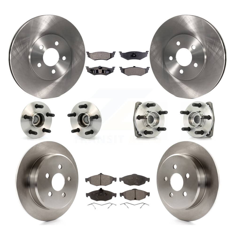 Transit Auto - KBB-110203 - Front and Rear Wheel Bearing and Hub Assembly Kits