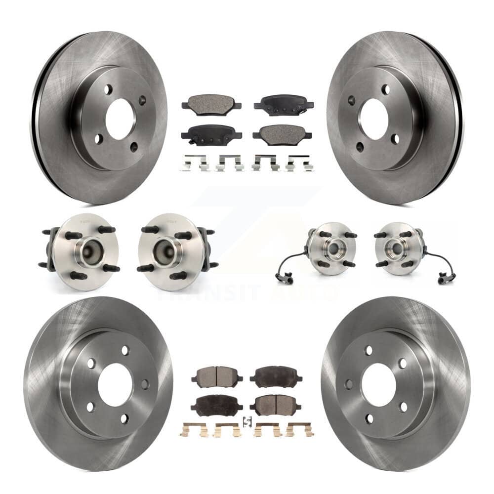 Transit Auto - KBB-110221 - Front and Rear Wheel Bearing and Hub Assembly Kits