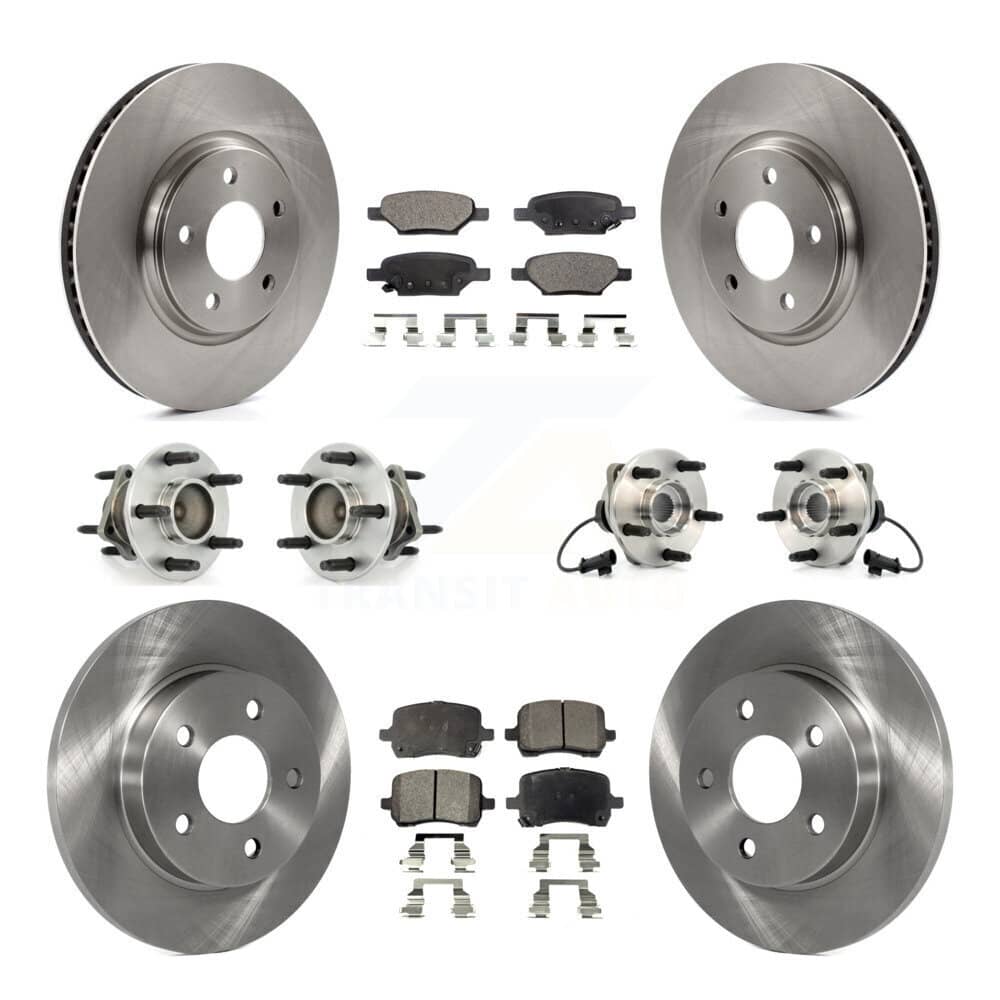 Transit Auto - KBB-110237 - Front and Rear Wheel Bearing and Hub Assembly Kits