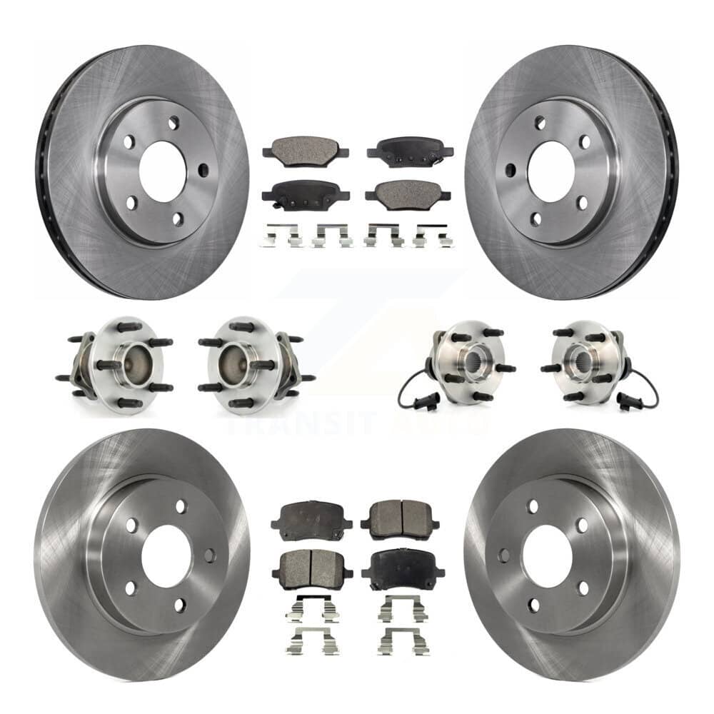 Transit Auto - KBB-110239 - Front and Rear Wheel Bearing and Hub Assembly Kits