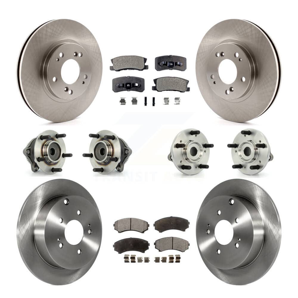 Transit Auto - KBB-110242 - Front and Rear Wheel Bearing and Hub Assembly Kits
