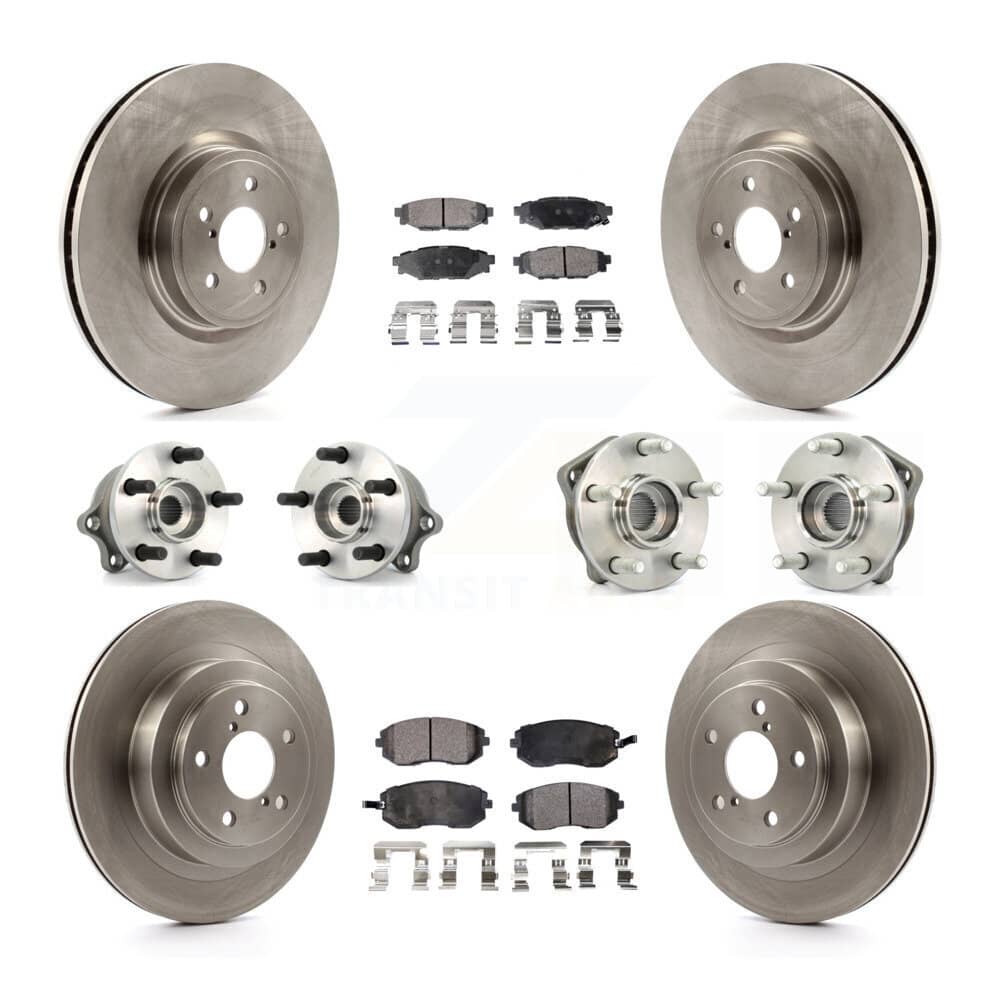 Transit Auto - KBB-110249 - Front and Rear Wheel Bearing and Hub Assembly Kits