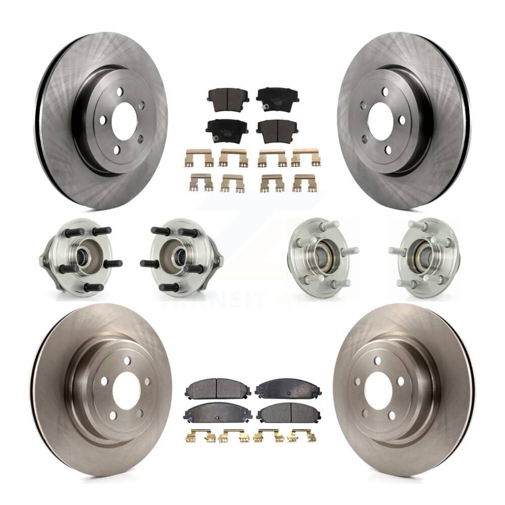 Transit Auto - KBB-110254 - Front and Rear Wheel Bearing and Hub Assembly Kits