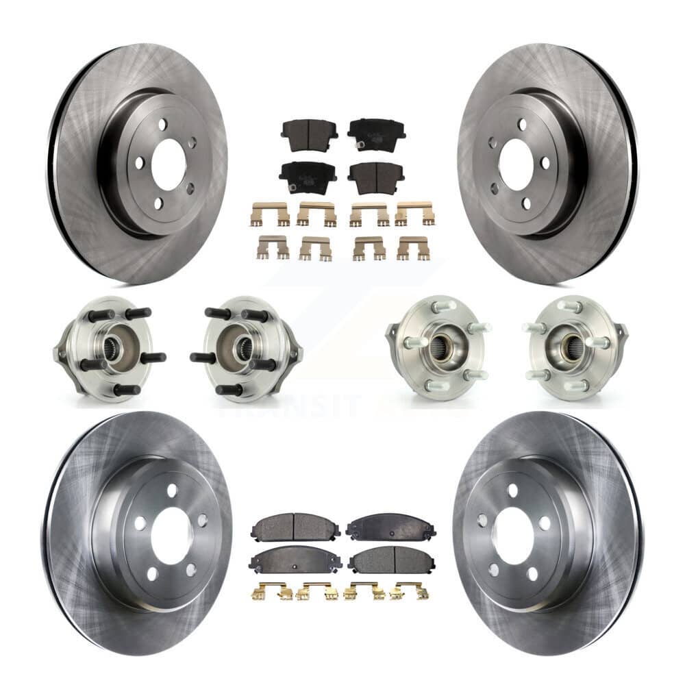 Transit Auto - KBB-110258 - Front and Rear Wheel Bearing and Hub Assembly Kits