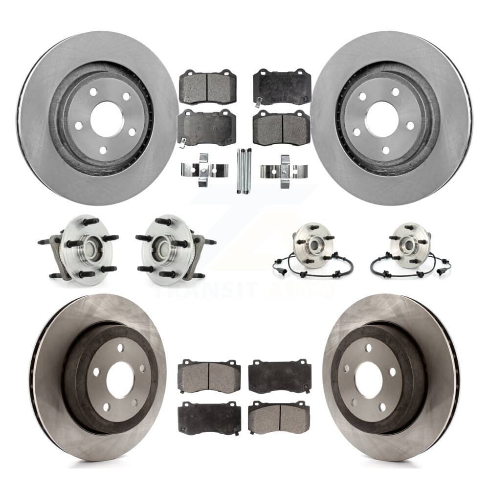 Transit Auto - KBB-110261 - Front and Rear Wheel Bearing and Hub Assembly Kits