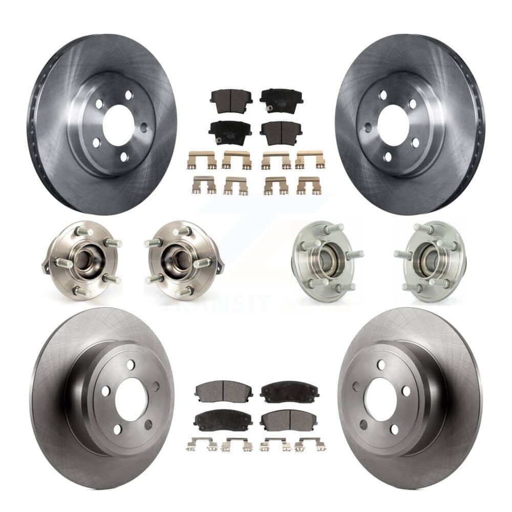 Transit Auto - KBB-110336 - Front and Rear Wheel Bearing and Hub Assembly Kits