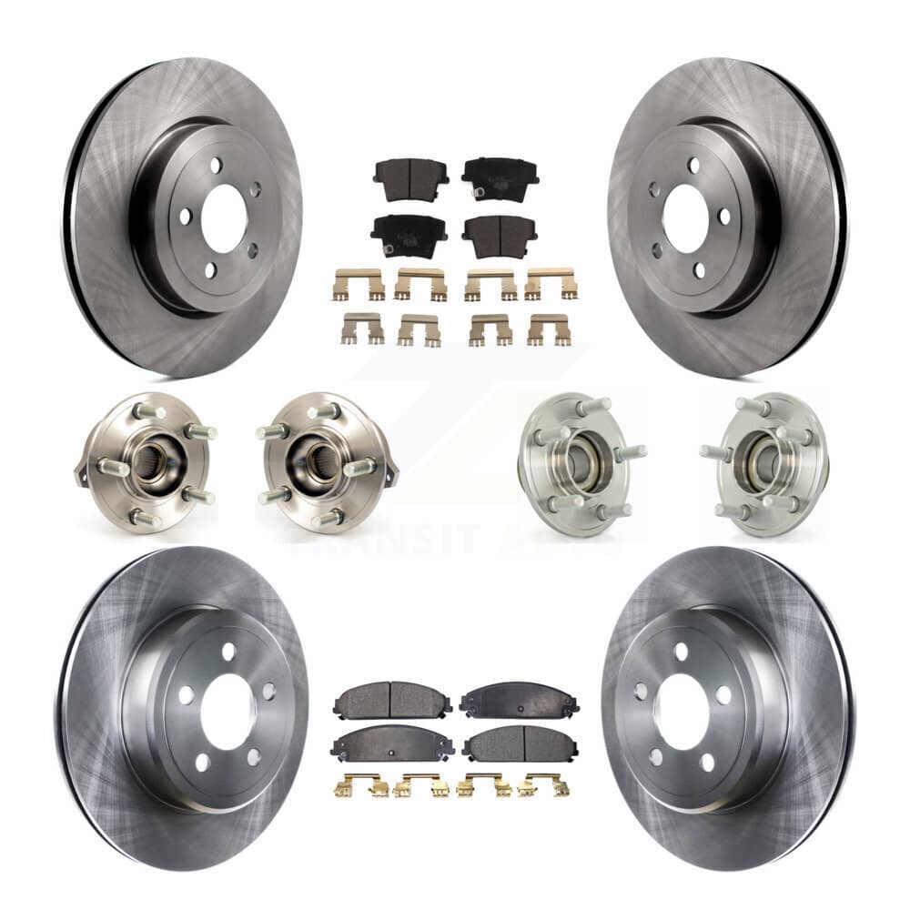 Transit Auto - KBB-110337 - Front and Rear Wheel Bearing and Hub Assembly Kits