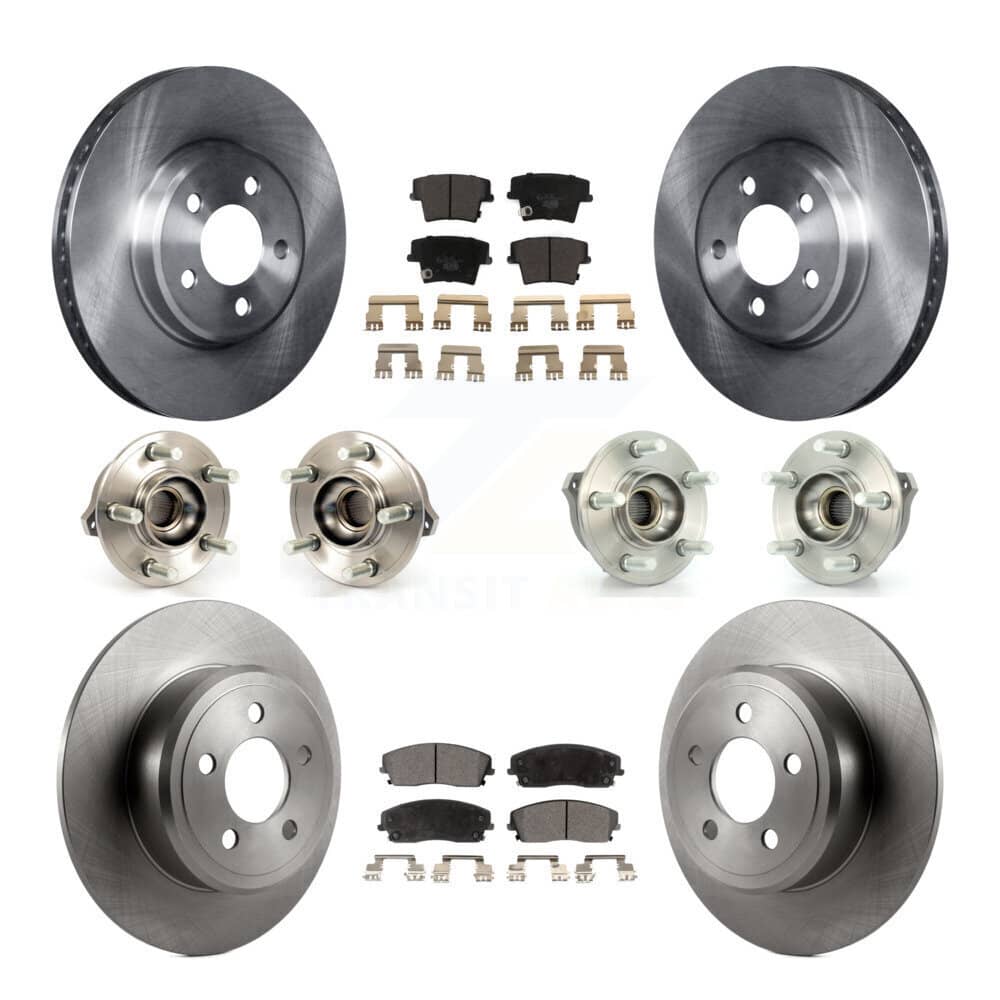 Transit Auto - KBB-110340 - Front and Rear Wheel Bearing and Hub Assembly Kits