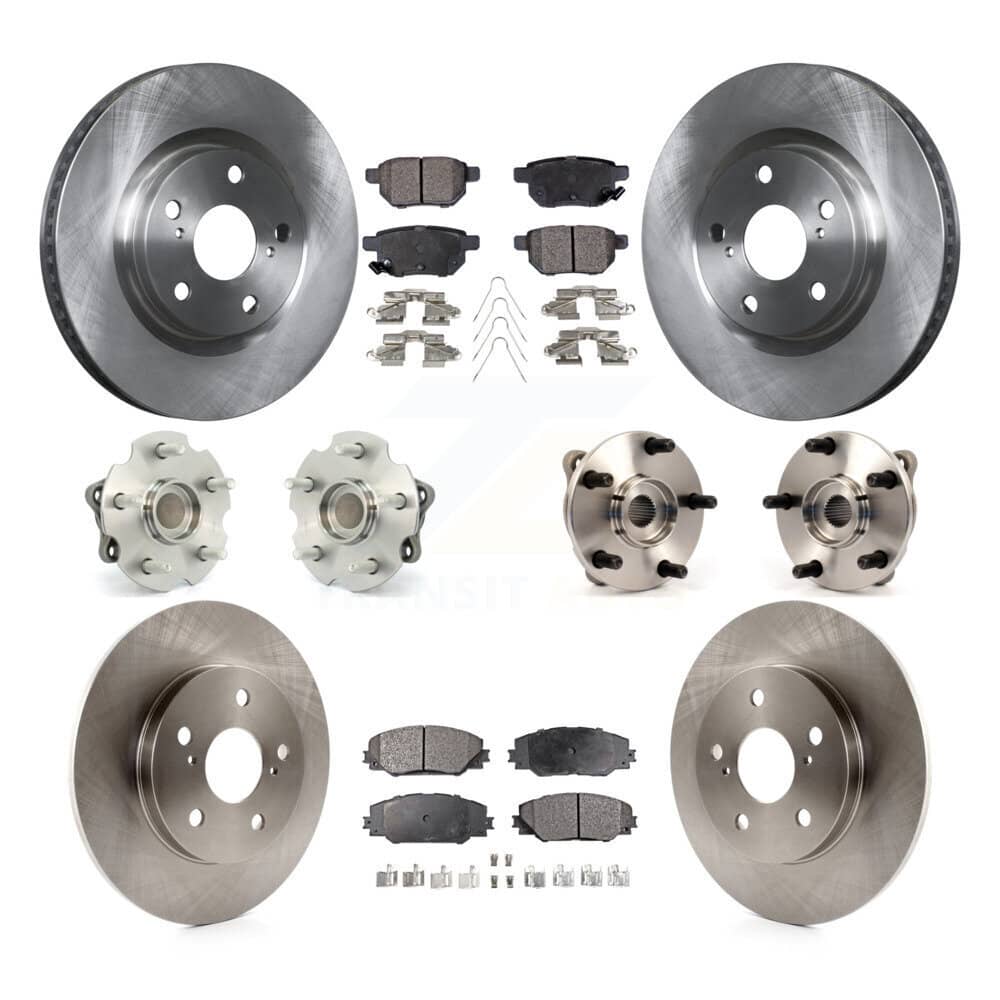 Transit Auto - KBB-110348 - Front and Rear Wheel Bearing and Hub Assembly Kits