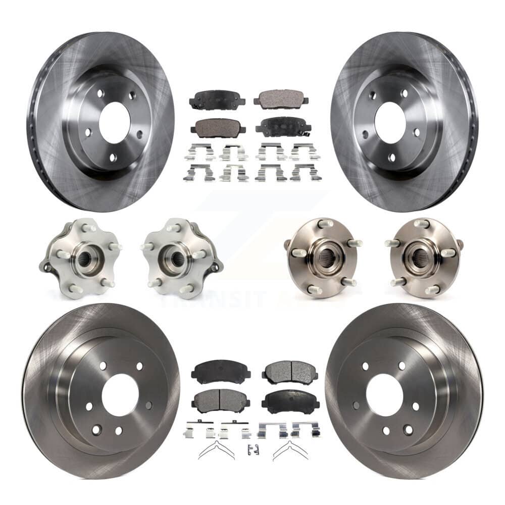 Transit Auto - KBB-110354 - Front and Rear Wheel Bearing and Hub Assembly Kits