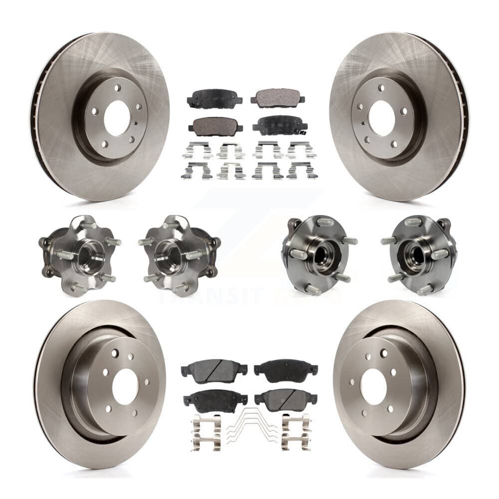Transit Auto - KBB-110366 - Front and Rear Wheel Bearing and Hub Assembly Kits