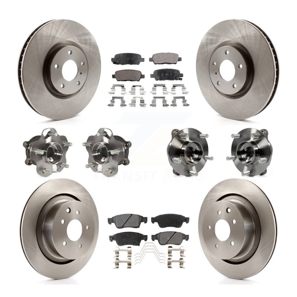 Transit Auto - KBB-110375 - Front and Rear Wheel Bearing and Hub Assembly Kits