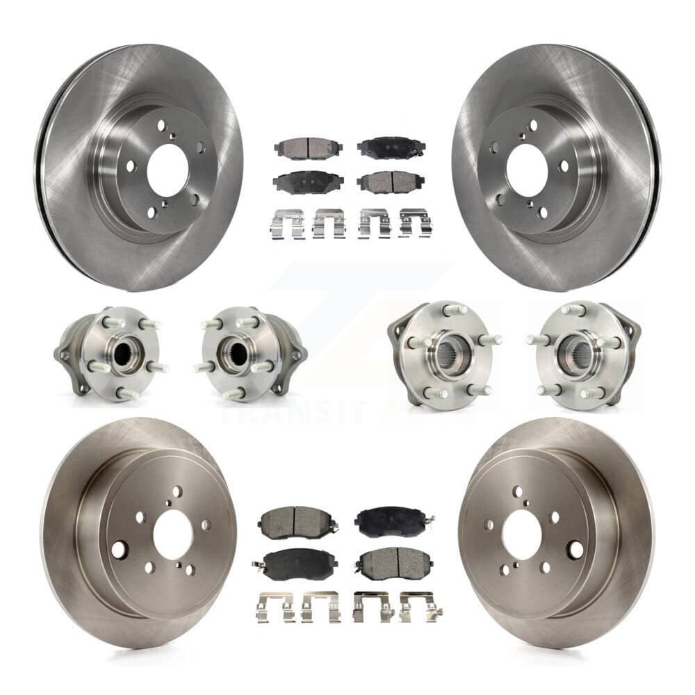 Transit Auto - KBB-110392 - Front and Rear Wheel Bearing and Hub Assembly Kits