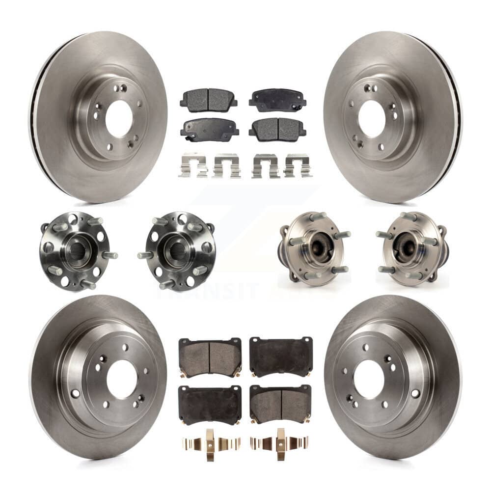 Transit Auto - KBB-110416 - Front and Rear Wheel Bearing and Hub Assembly Kits