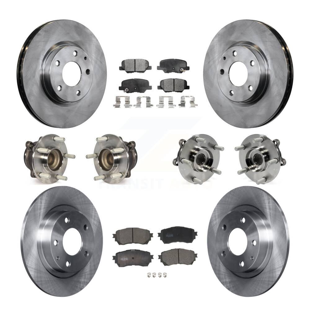 Transit Auto - KBB-110440 - Front and Rear Wheel Bearing and Hub Assembly Kits