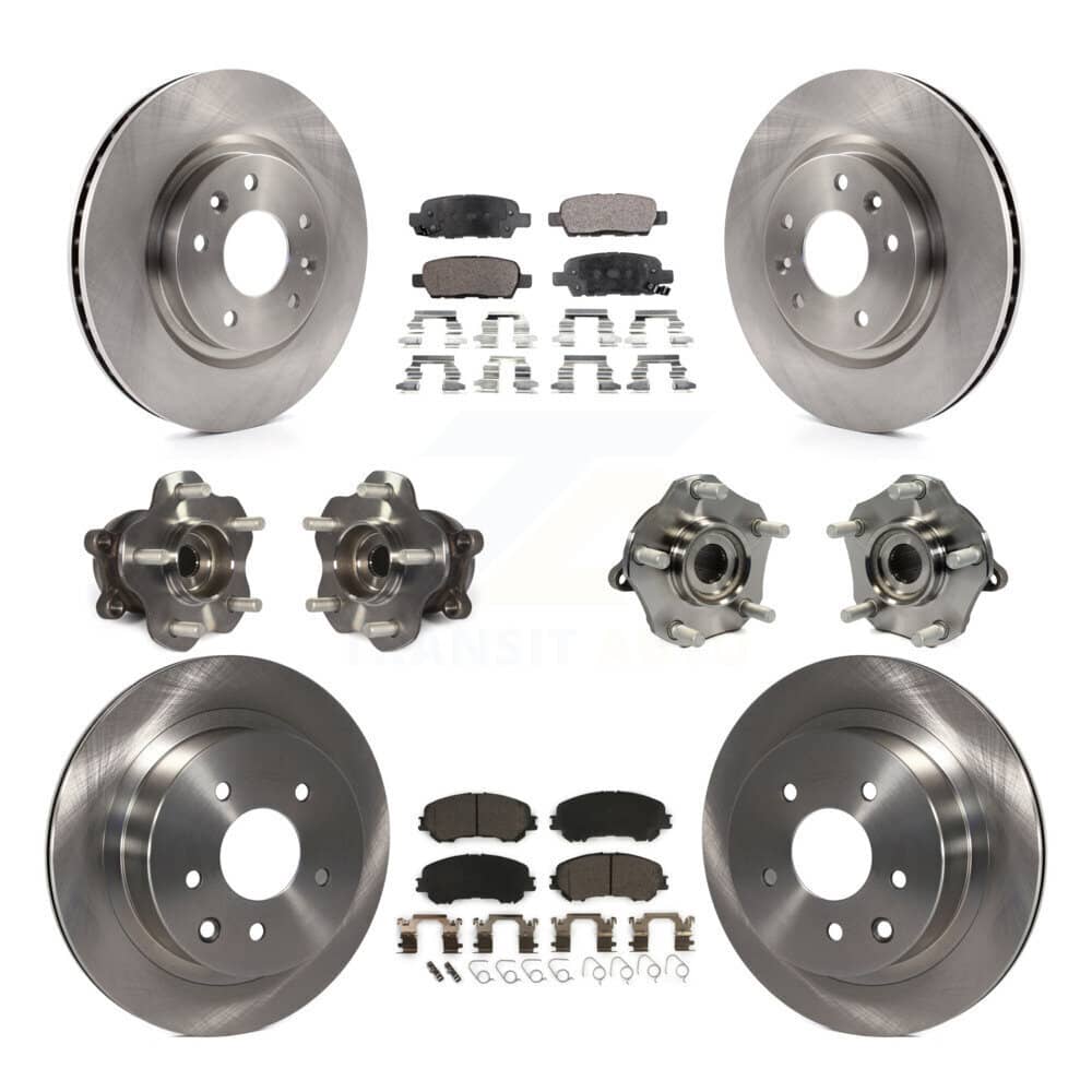 Transit Auto - KBB-110451 - Front and Rear Wheel Bearing and Hub Assembly Kits