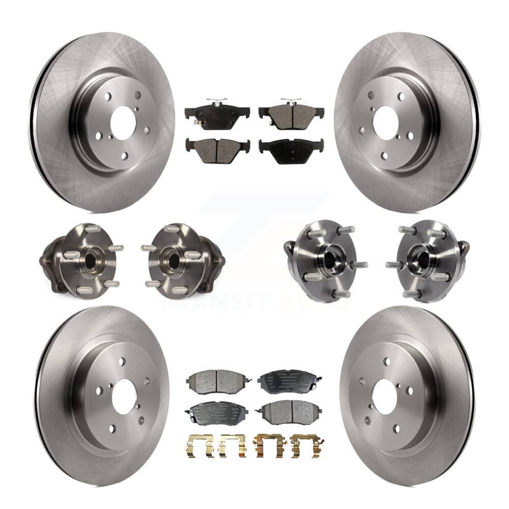 Transit Auto - KBB-110453 - Front and Rear Wheel Bearing and Hub Assembly Kits