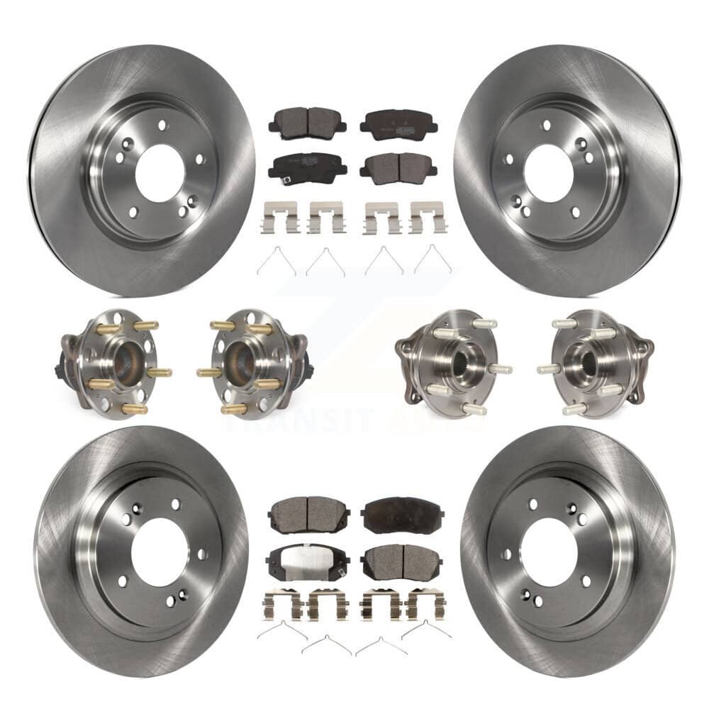 Transit Auto - KBB-110472 - Front and Rear Wheel Bearing and Hub Assembly Kits
