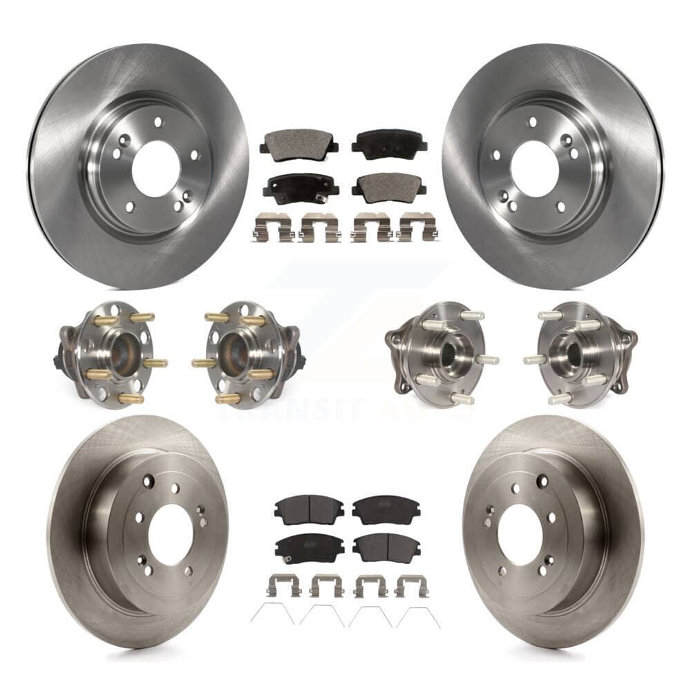 Transit Auto - KBB-110474 - Front and Rear Wheel Bearing and Hub Assembly Kits