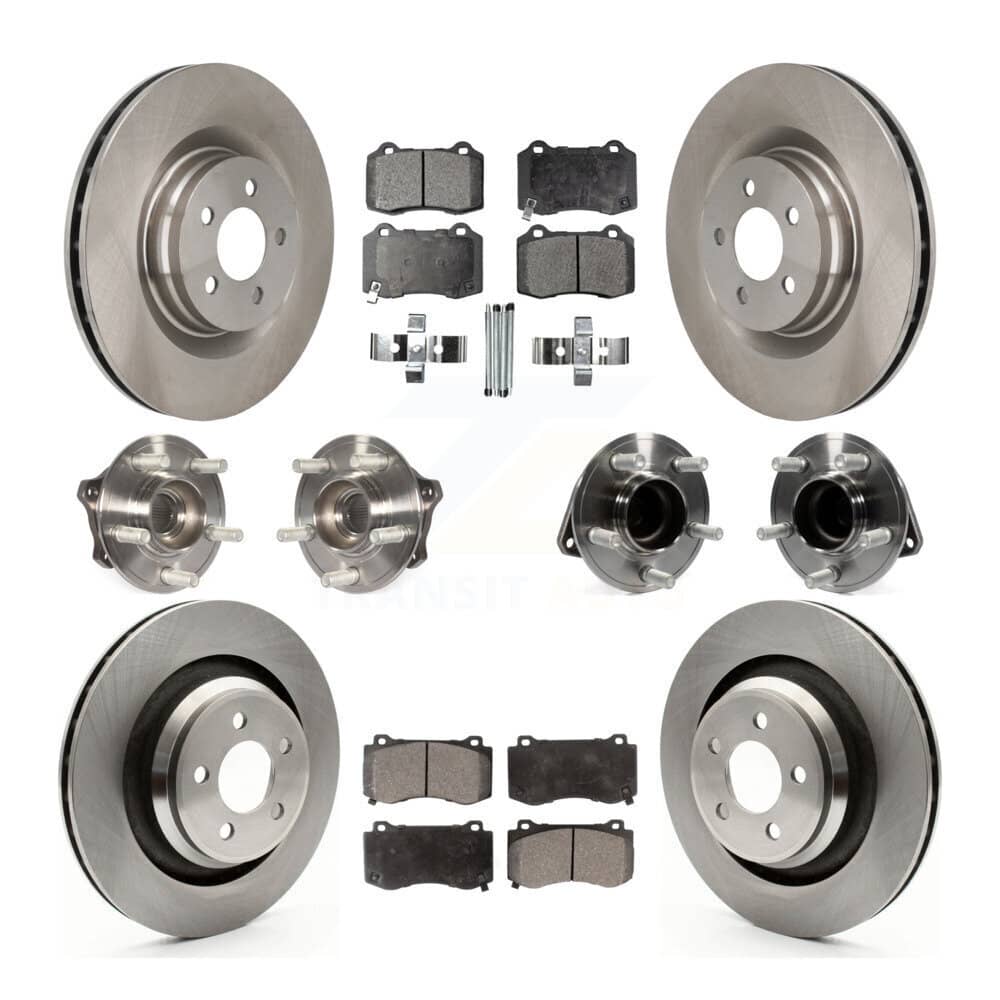 Transit Auto - KBB-110480 - Front and Rear Wheel Bearing and Hub Assembly Kits