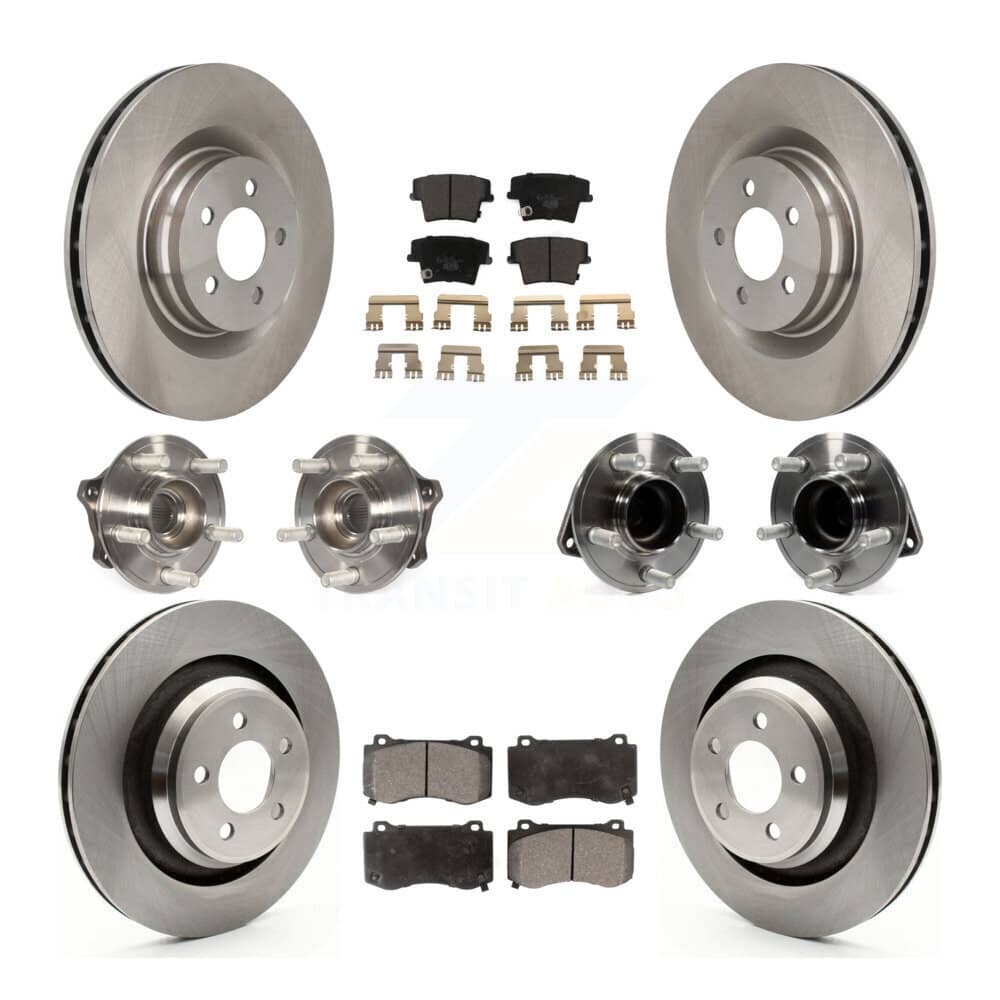 Transit Auto - KBB-110481 - Front and Rear Wheel Bearing and Hub Assembly Kits