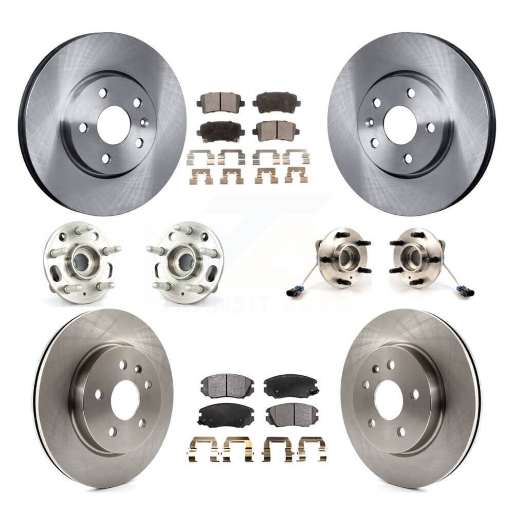 Transit Auto - KBB-110490 - Front and Rear Wheel Bearing and Hub Assembly Kits