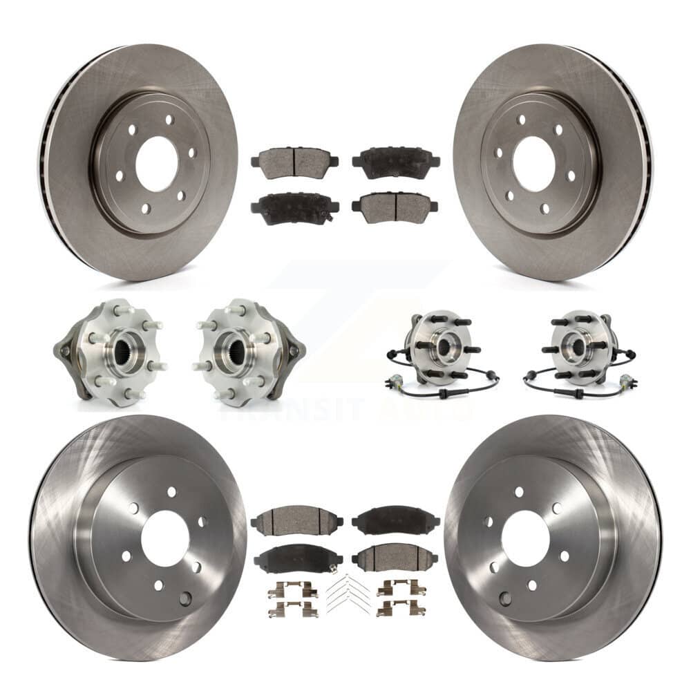 Transit Auto - KBB-110493 - Front and Rear Wheel Bearing and Hub Assembly Kits