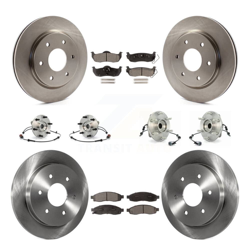 Transit Auto - KBB-110499 - Front and Rear Wheel Bearing and Hub Assembly Kits