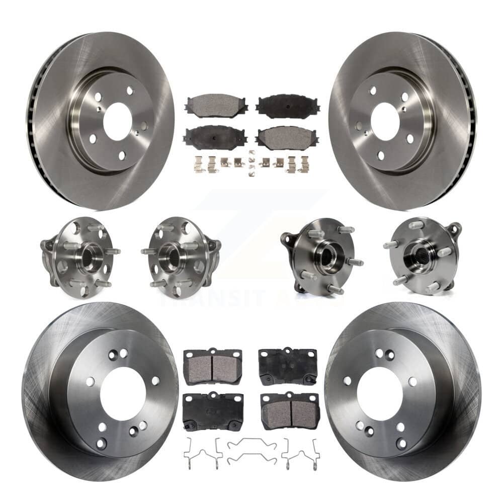 Transit Auto - KBB-110514 - Front and Rear Wheel Bearing and Hub Assembly Kits