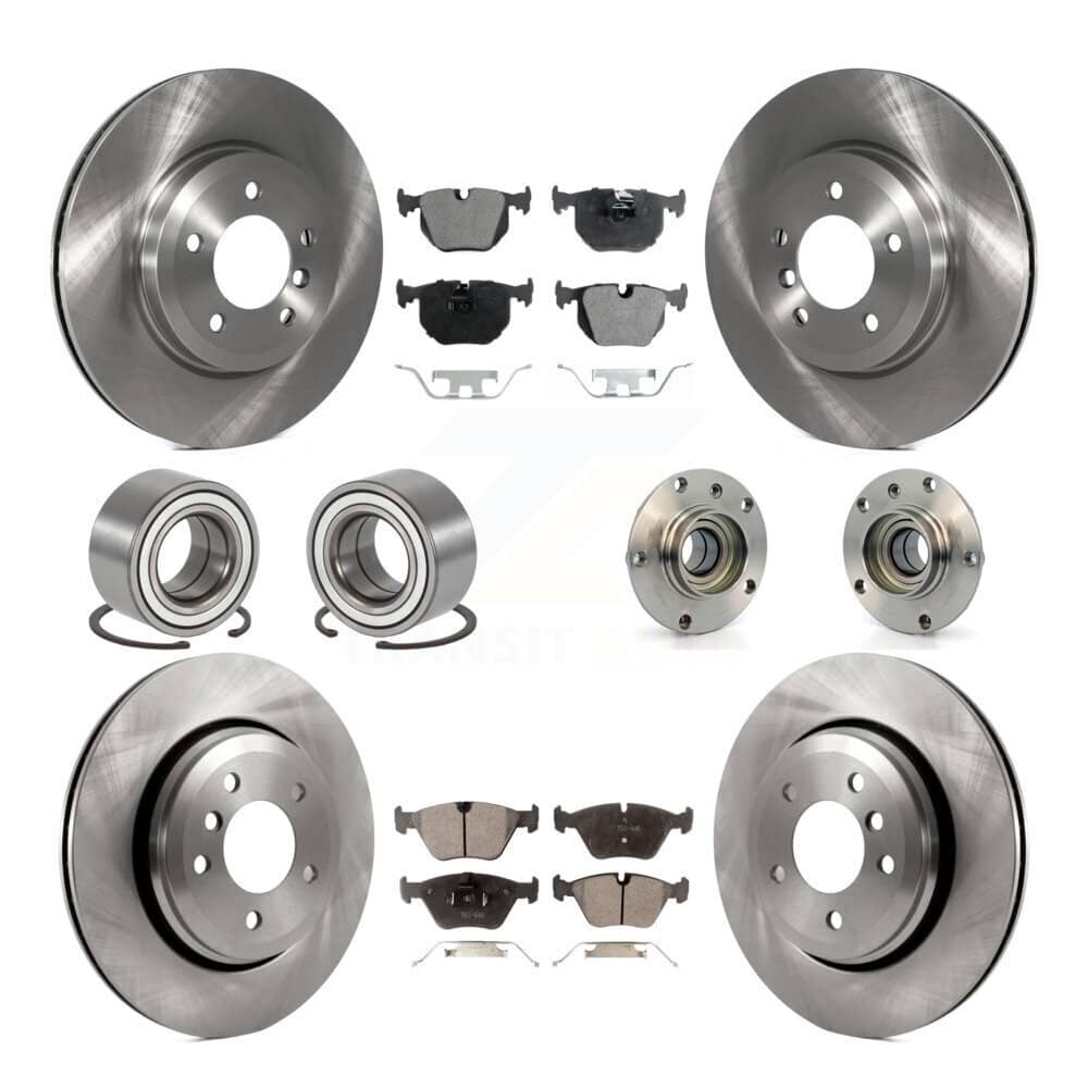 Transit Auto - KBB-110538 - Front and Rear Wheel Bearing and Hub Assembly Kits