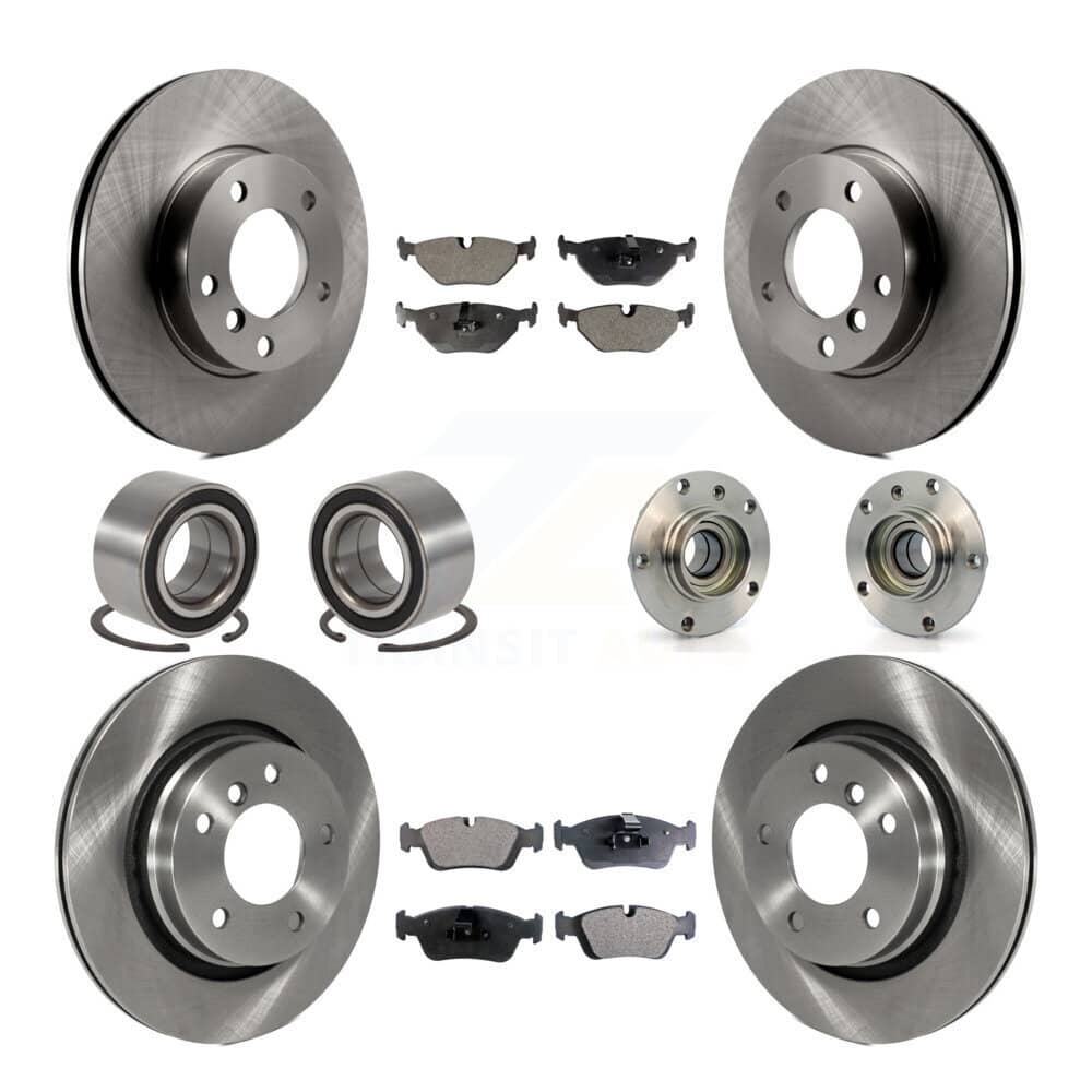 Transit Auto - KBB-110596 - Front and Rear Wheel Bearing and Hub Assembly Kits