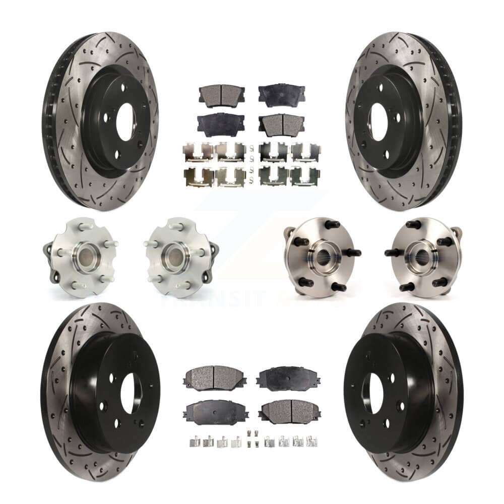 Transit Auto - KBB-110800 - Front and Rear Wheel Bearing and Hub Assembly Kits