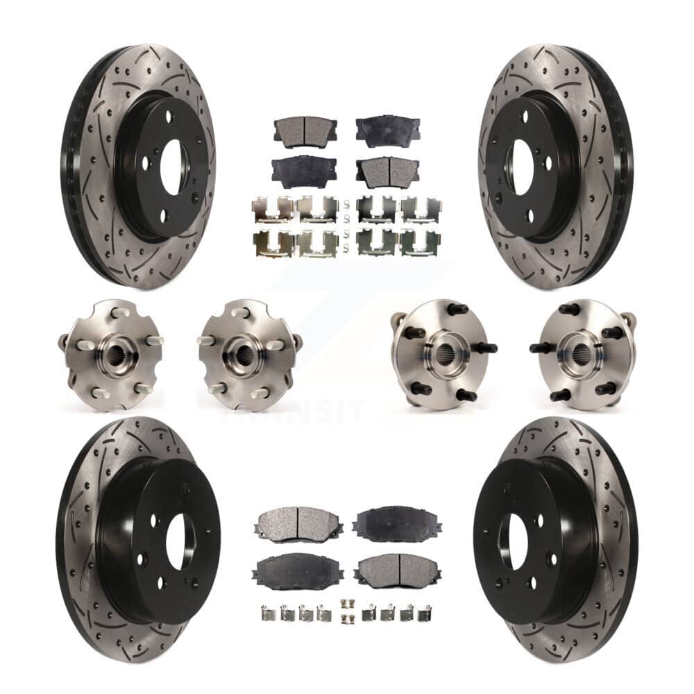 Transit Auto - KBB-110808 - Front and Rear Wheel Bearing and Hub Assembly Kits