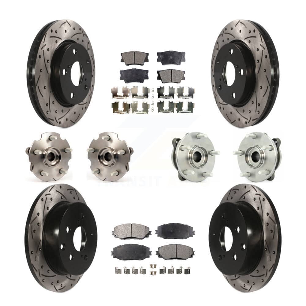 Transit Auto - KBB-110810 - Front and Rear Wheel Bearing and Hub Assembly Kits