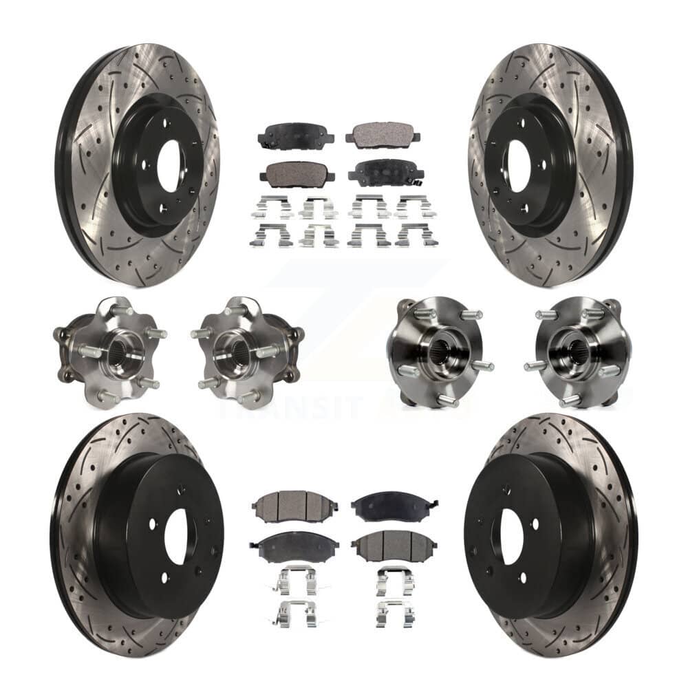 Transit Auto - KBB-110815 - Front and Rear Wheel Bearing and Hub Assembly Kits
