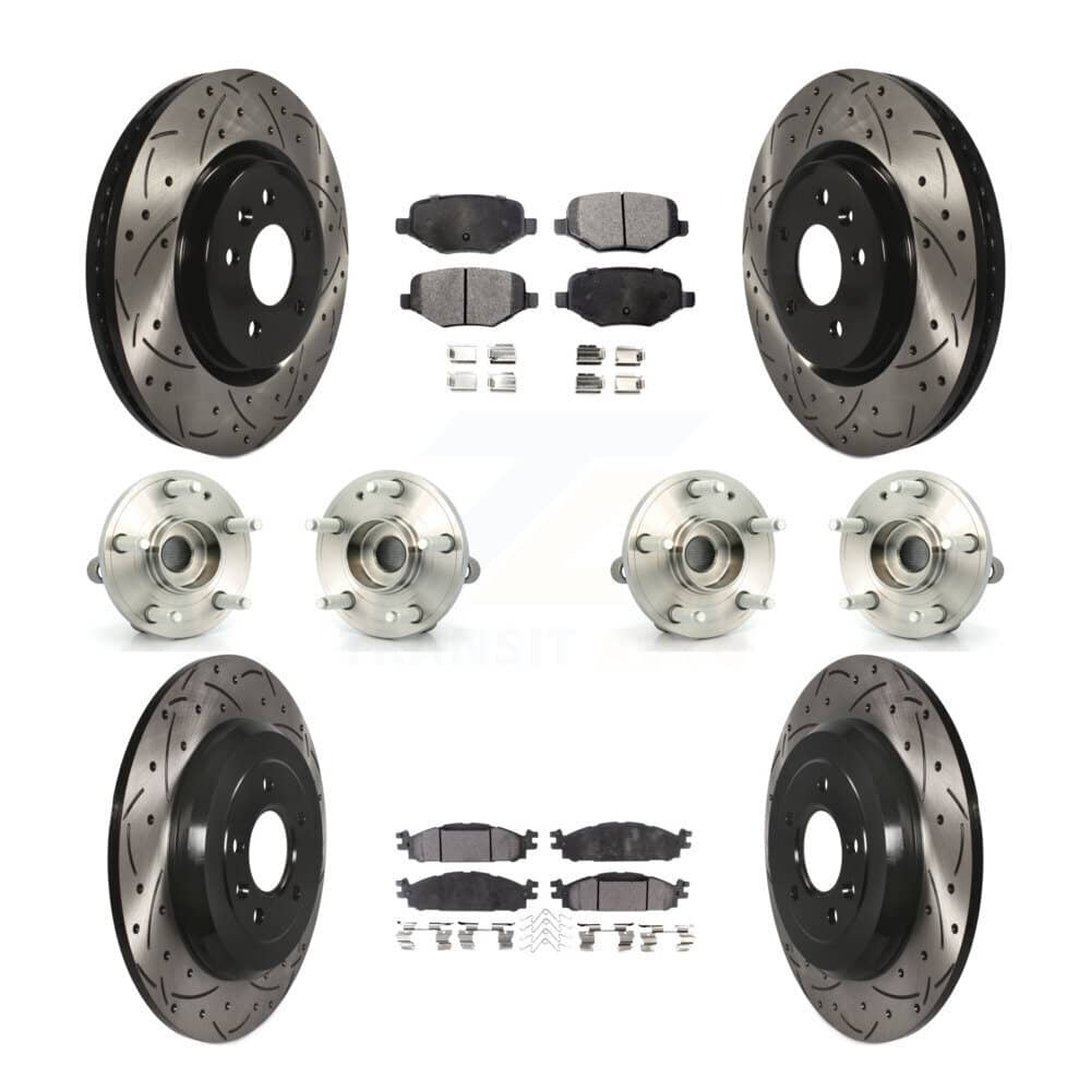 Transit Auto - KBB-110841 - Front and Rear Wheel Bearing and Hub Assembly Kits
