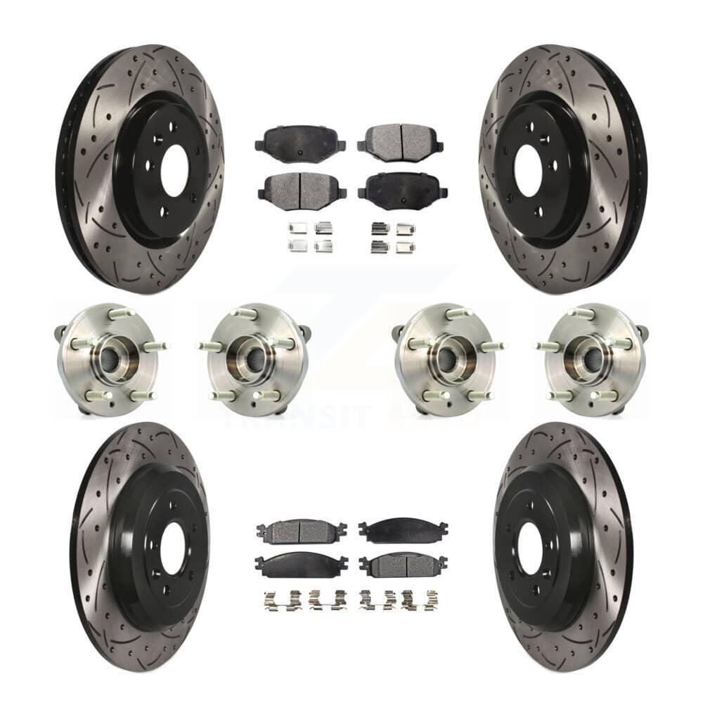 Transit Auto - KBB-110897 - Front and Rear Wheel Bearing and Hub Assembly Kits