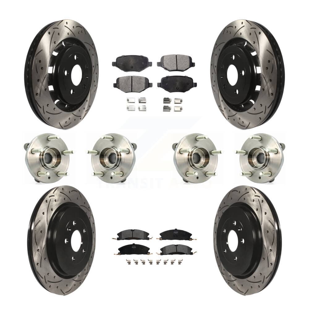 Transit Auto - KBB-110899 - Front and Rear Wheel Bearing and Hub Assembly Kits