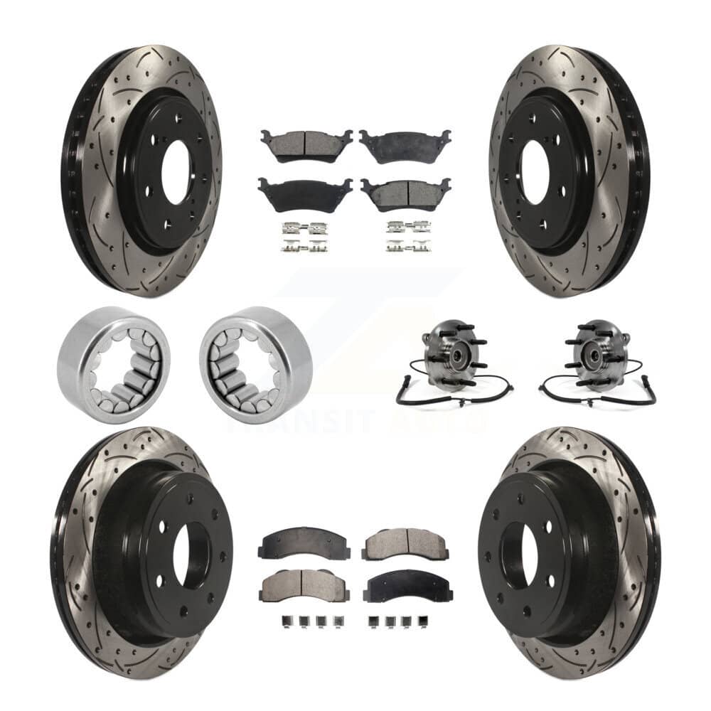 Transit Auto - KBB-110930 - Front and Rear Wheel Bearing and Hub Assembly Kits