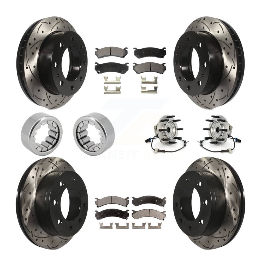 Transit Auto - KBB-110932 - Front and Rear Wheel Bearing and Hub Assembly Kits