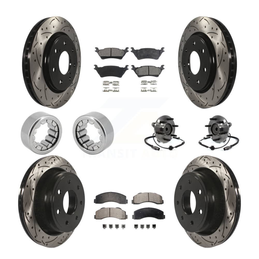 Transit Auto - KBB-110958 - Front and Rear Wheel Bearing and Hub Assembly Kits