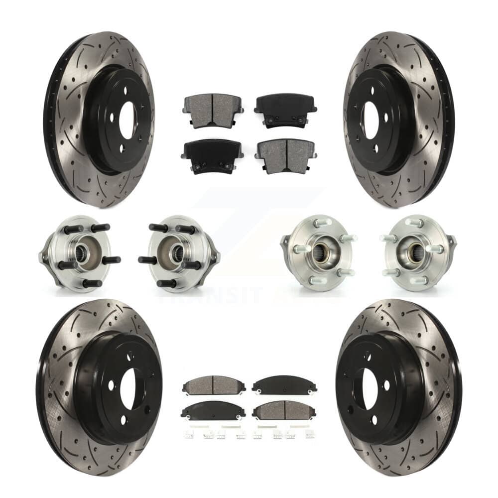 Transit Auto - KBB-110971 - Front and Rear Wheel Bearing and Hub Assembly Kits