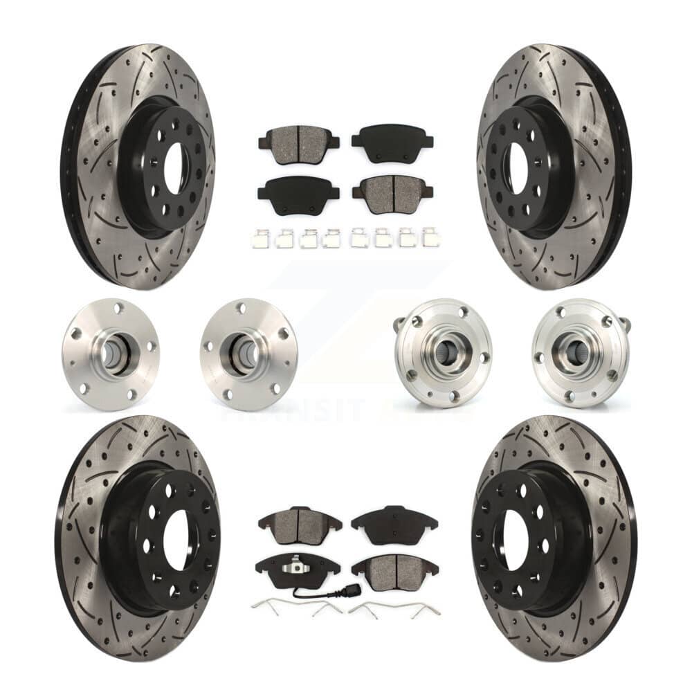 Transit Auto - KBB-110997 - Front and Rear Wheel Bearing and Hub Assembly Kits